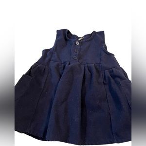 GIRLS NAVY BLUE FLEECE JUMPER